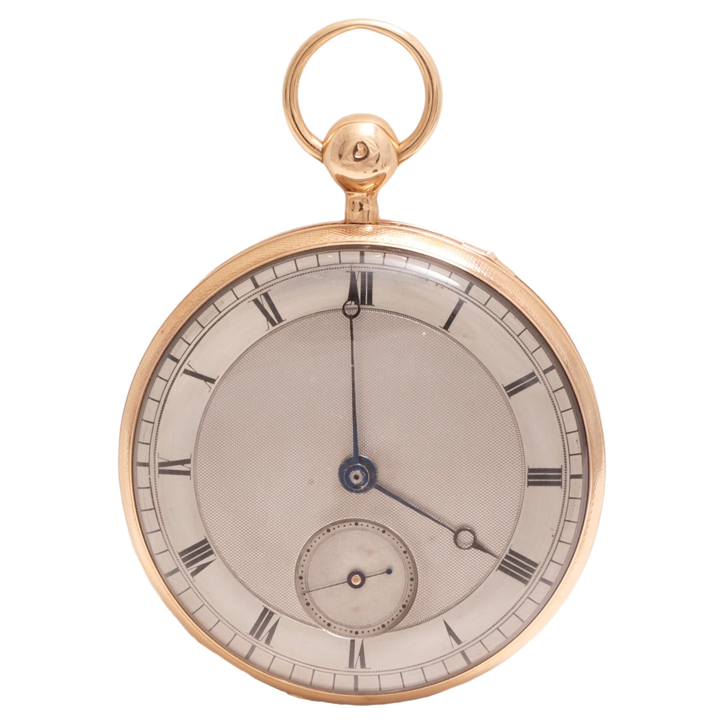 18 kt. Pink Gold Pocket Watch Michelez student Breguet Paris, Quarter Repetition For Sale
