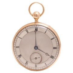 Antique 18 kt. Pink Gold Pocket Watch Michelez student Breguet Paris, Quarter Repetition