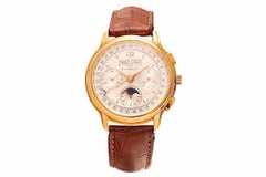 Montre-bracelet de collection 18 carats Rainer Brand Triple Date Moonphase chronographe