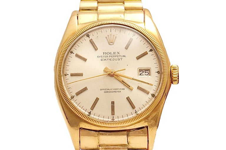 18 Kt Rolex Big Bubble Back Ovettone, Ref 6030 Orologio da polso
