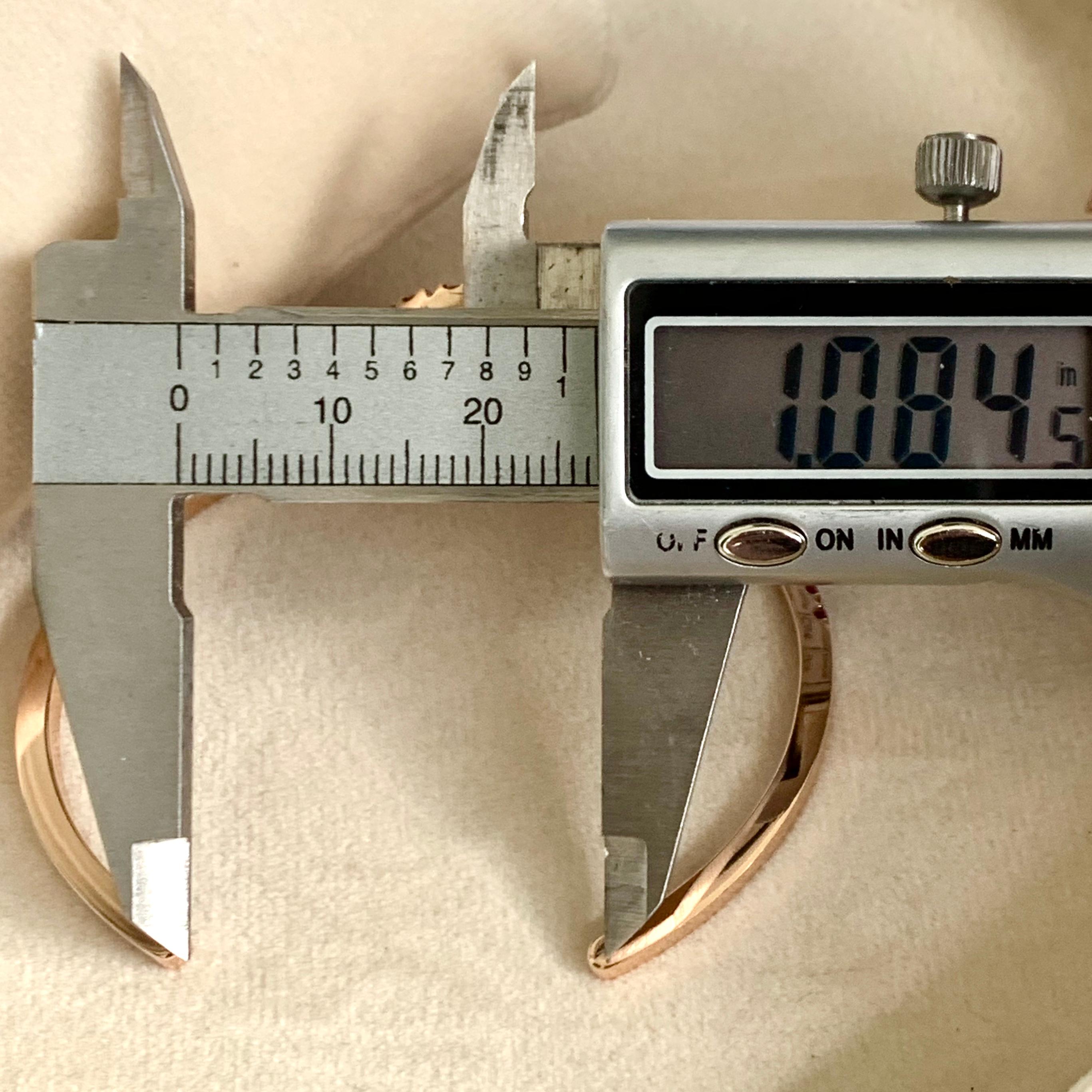 Bracciale in oro rosa 18 carati con rubino rosso sangue di piccione da 2,14 carati in vendita 7