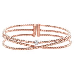 18 kt Rose Gold and Diamond Bracelet - TORCHON Collection*