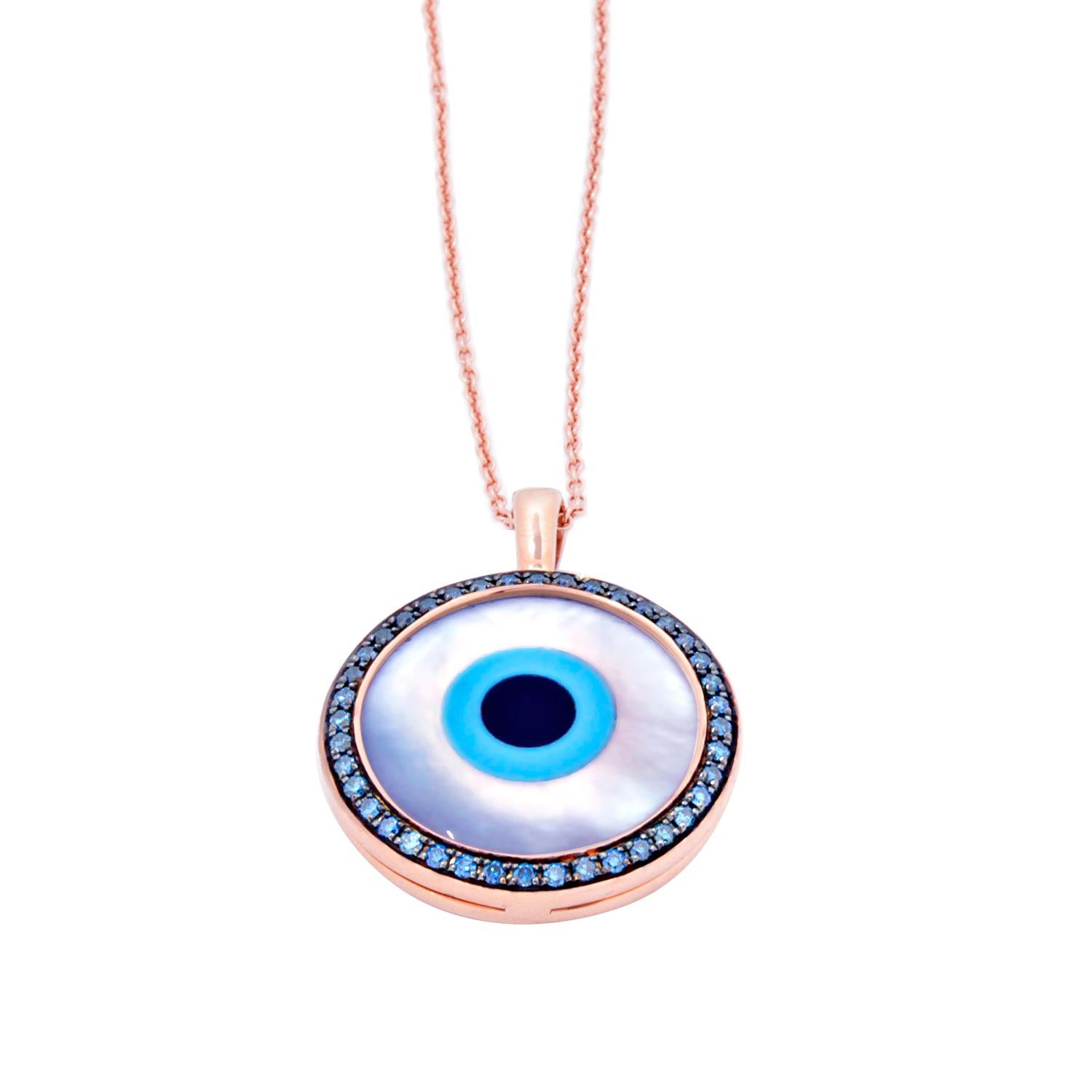 The myth of the evil eye has intrigued people for thousands of years! Believed the bring the wearer good luck, the ‘Evil Eye Collection’ is delightfully handcrafted in 18 carat gold with diamonds and turquoise inlay, reminiscent of the Greek