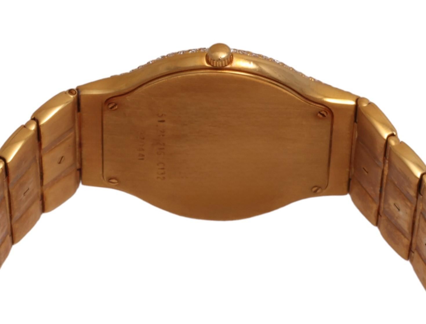 18 Kt Massiv Vollgold & Diamanten Concord Watch Armbanduhr Komplettset im Angebot 5