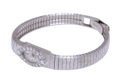 18 kt. Massiv Gold Omega Meister Diamond , Uhrglas BIG DIAMOND !