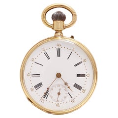 Orologio da tasca Breguet a spirale in oro massiccio 18 Kt.