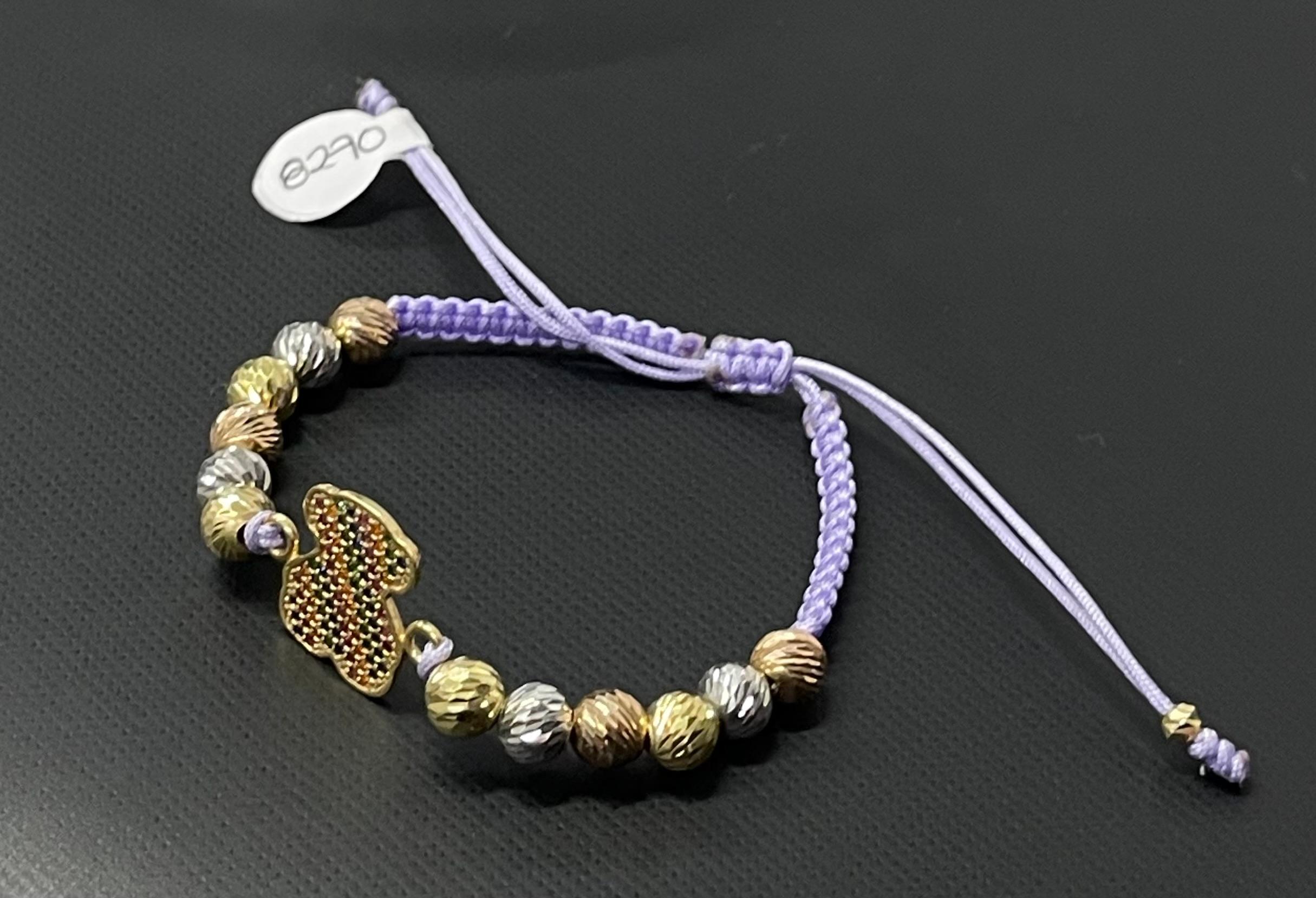 Bracciale con orso in oro 18 Kt In condizioni Nuovo in vendita a Los Angeles, CA