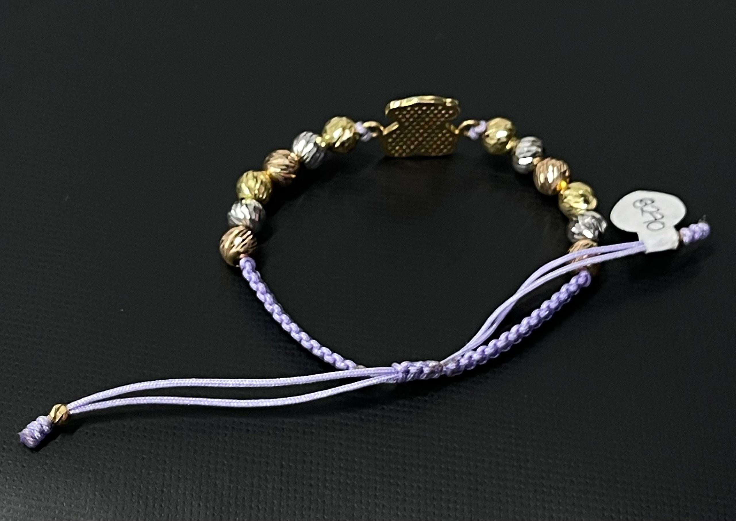 Bracciale con orso in oro 18 Kt in vendita 1