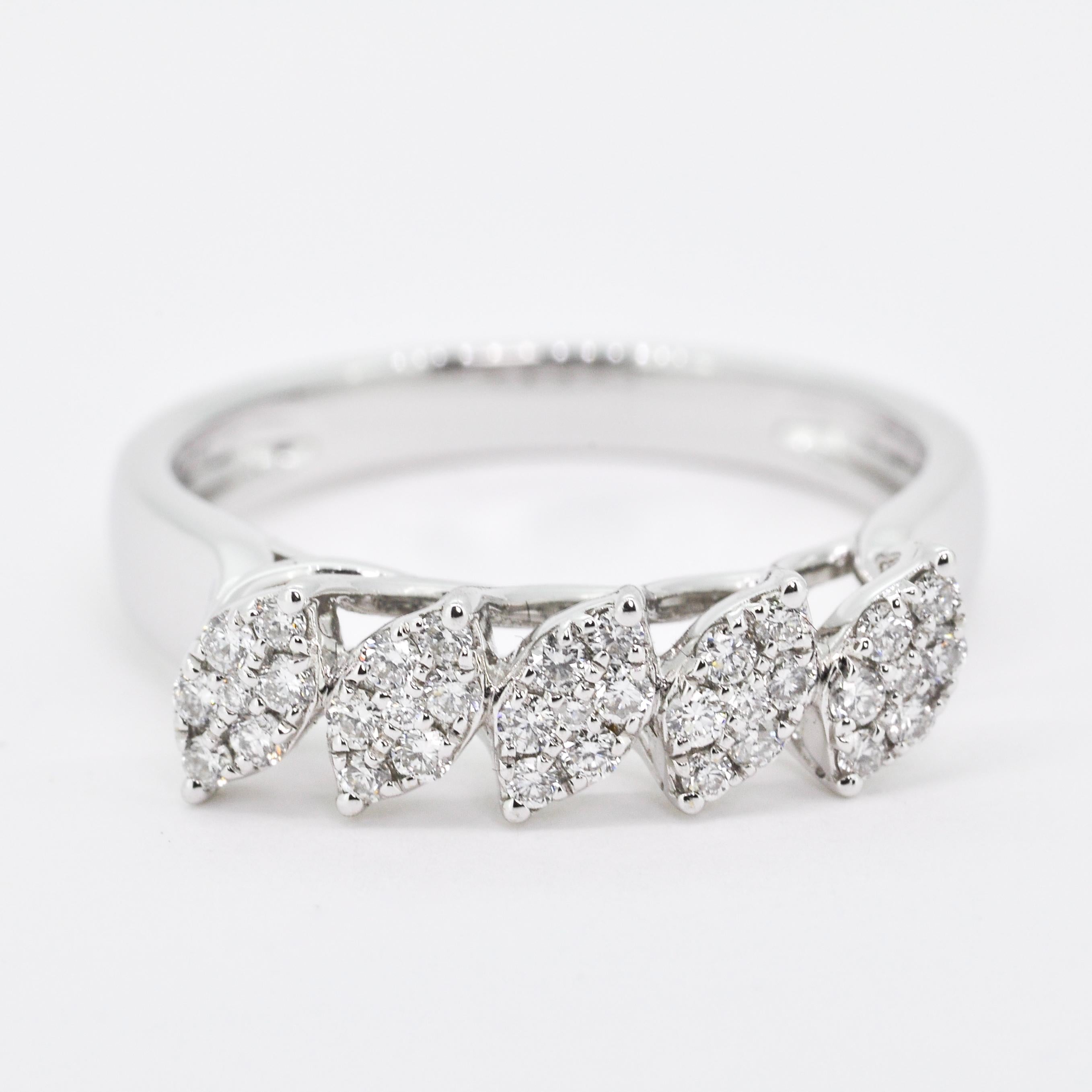 madeleine white engagement ring