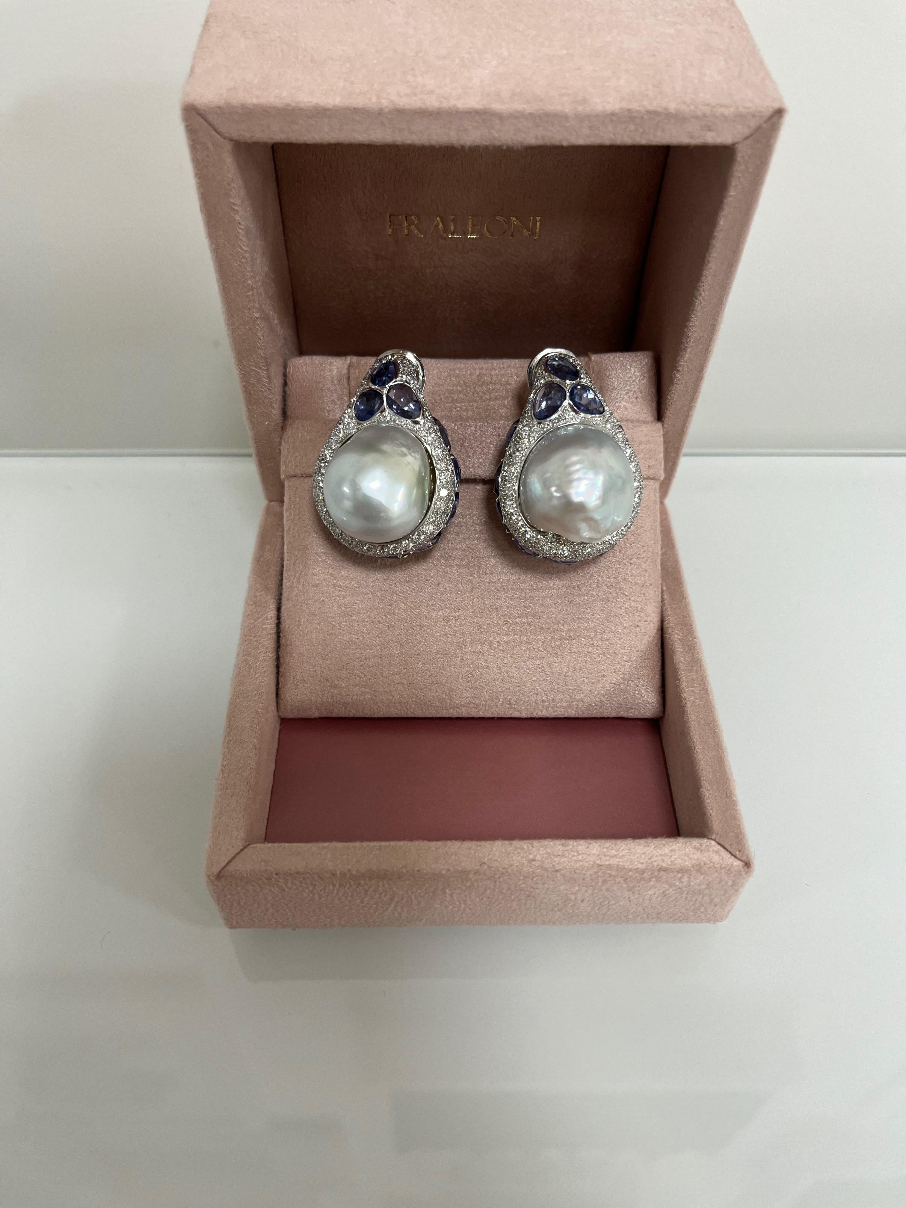 baroque pearl earrings