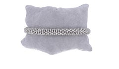 18 Karat White Gold Diamonds Tennis Bracelet