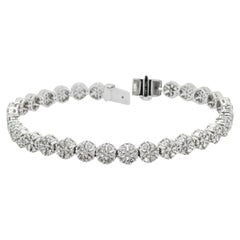 Chanel Diamond Tennis White Gold Bracelet For Sale (Free Shipping) at ...