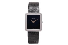 18 Kt White Gold Piaget Protocole Wrist Watch, Manual Winding