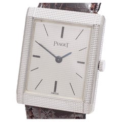 18 kt. White Gold Piaget Wrist Watch, Manual Winding Ultra Thin, Collectors