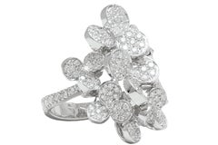 18 kt. White Gold Ring 2.28 ct. Brilliant Cut Diamonds