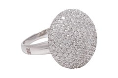 18 kt. White Gold Ring with 2.6 ct. Diamonds
