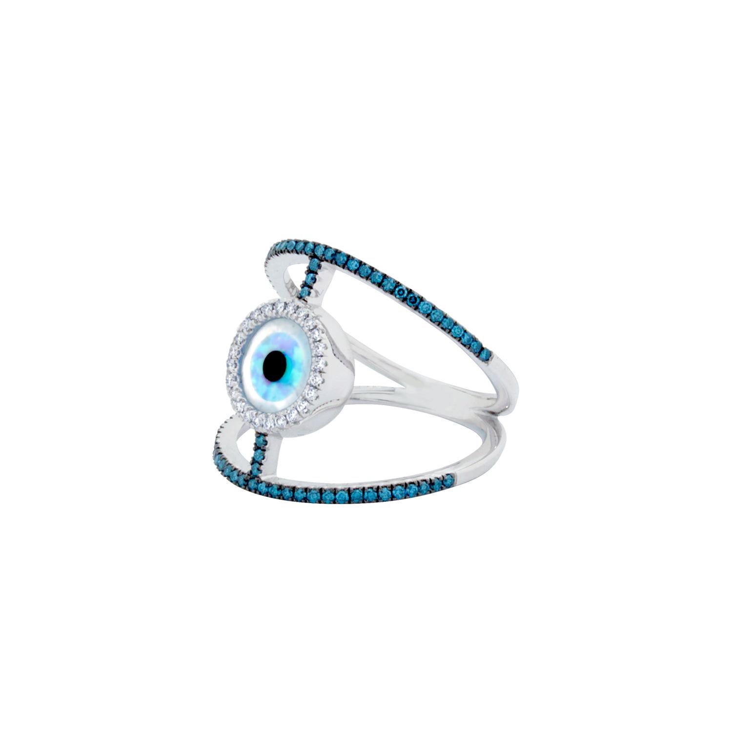 The myth of the evil eye has intrigued people for thousands of years! Believed the bring the wearer good luck, the ‘Evil Eye Collection’ is delightfully handcrafted in 18 carat gold with diamonds and turquoise inlay, reminiscent of the Greek