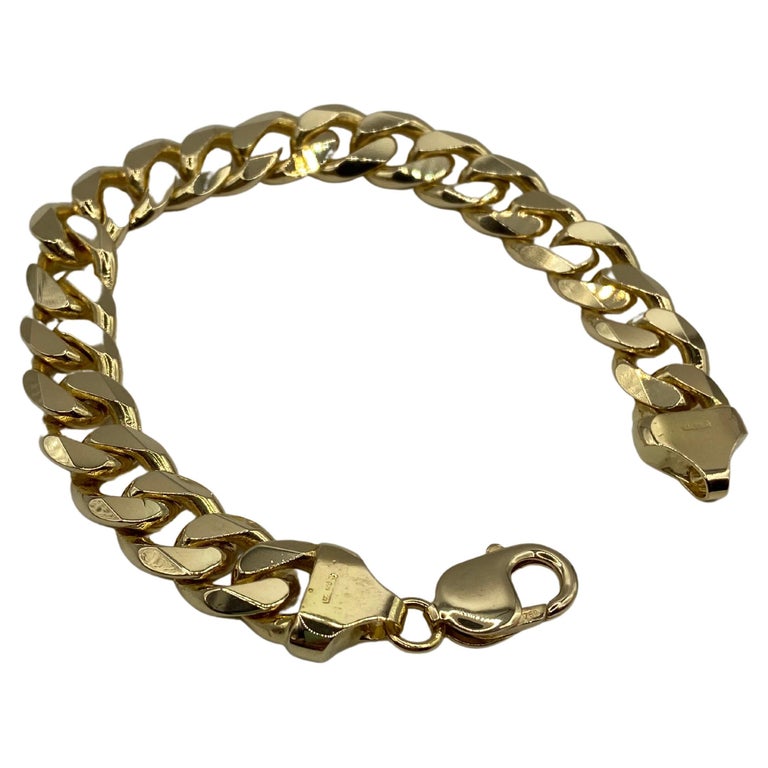 18 Kt Yellow Gold Bracelet. Grams 82.4 For Sale at 1stDibs
