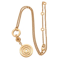18 Kt. Yellow Gold Bulgari Astrale Concentrica Pendant Necklace