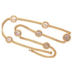 18 Kt. Collana lunga Bulgari Monet in oro giallo
