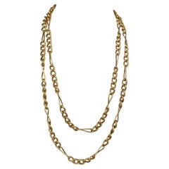 18 KT Halskette mit Gelbgold-Design