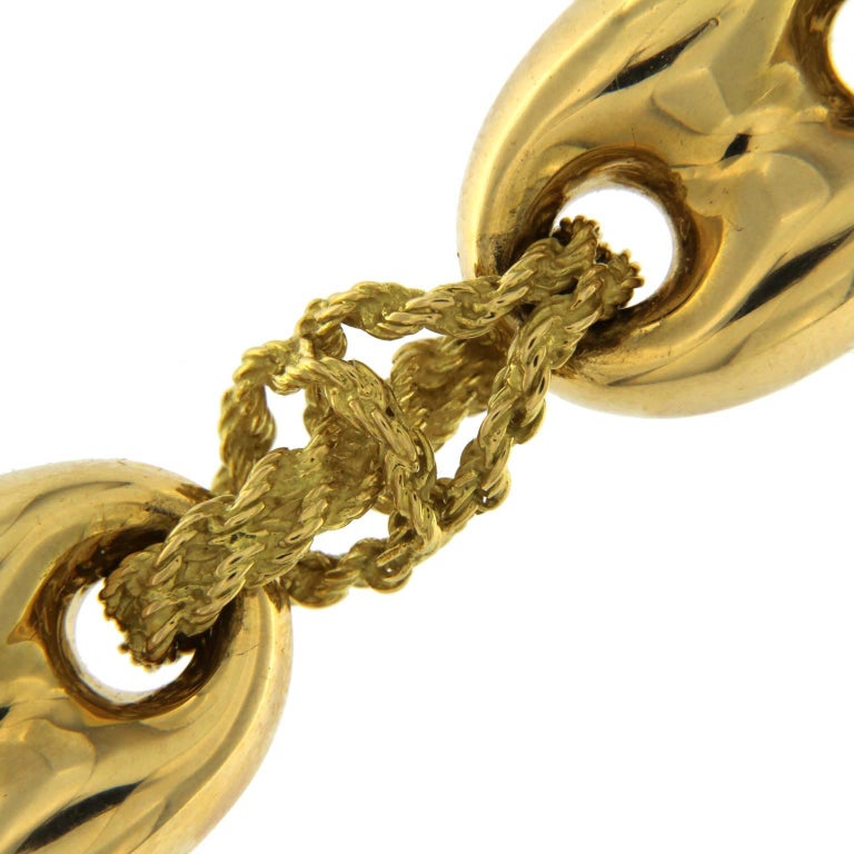 18 Karat Yellow Gold Marine Links For Sale at 1stDibs