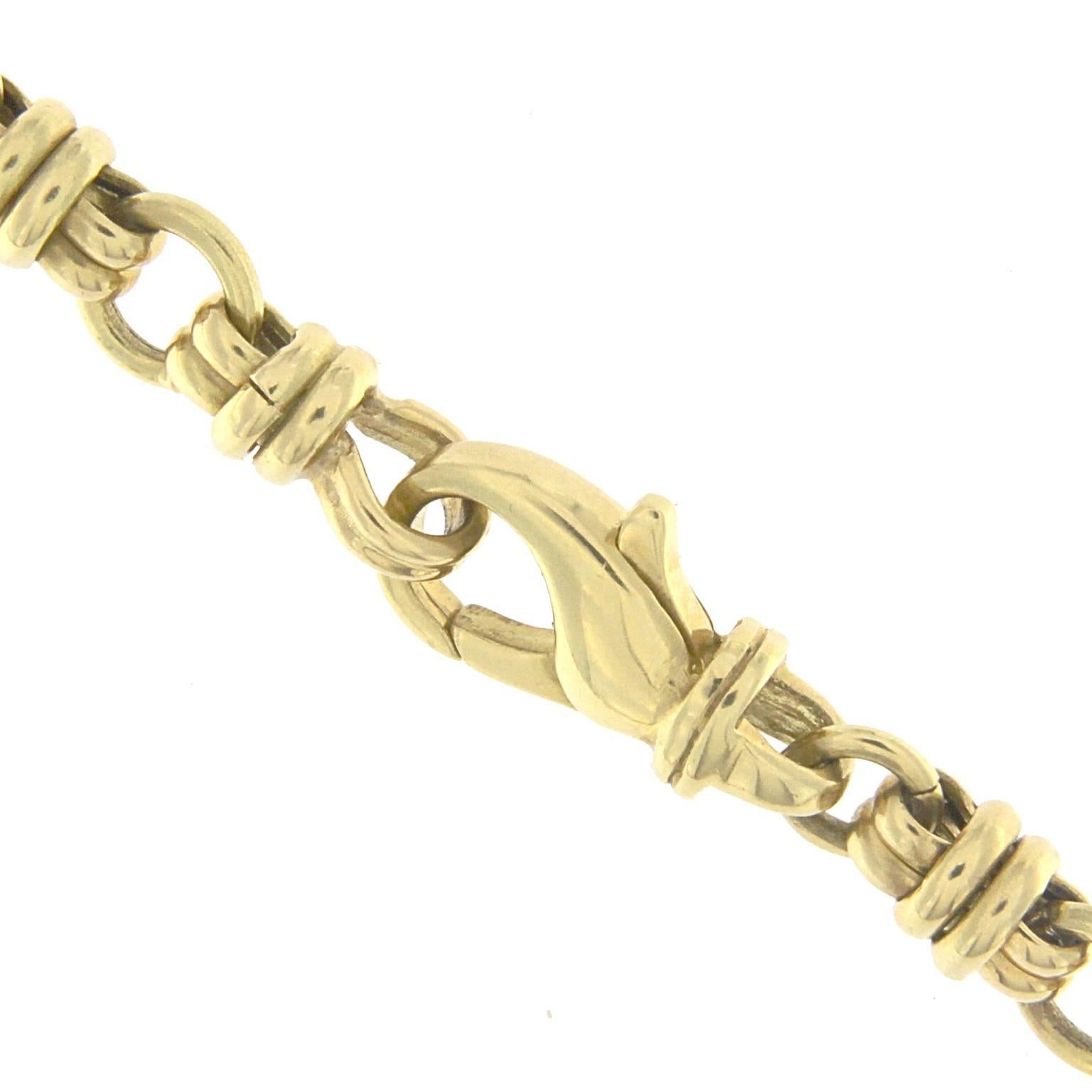 Elegante Halskette aus 18 kt Gold im Angebot 1
