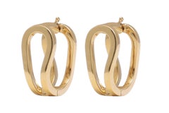 18 kt. Yellow Gold Tom Ford Interlocked cufflinks, with box