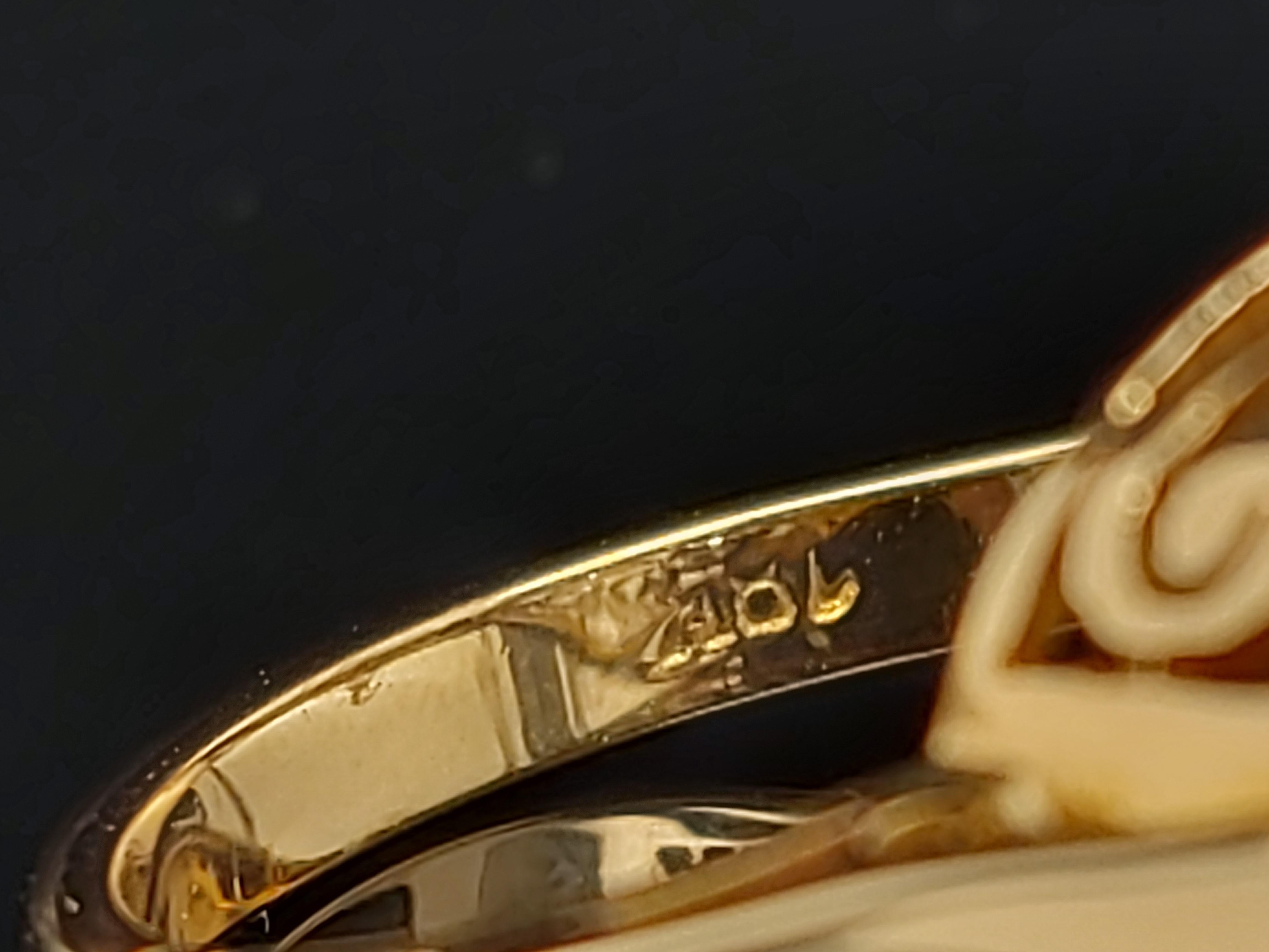 18 Karat Gelb-/Weißgold Vintage Ring mit 2,35 Karat Diamanten im Brillantschliff im Angebot 13