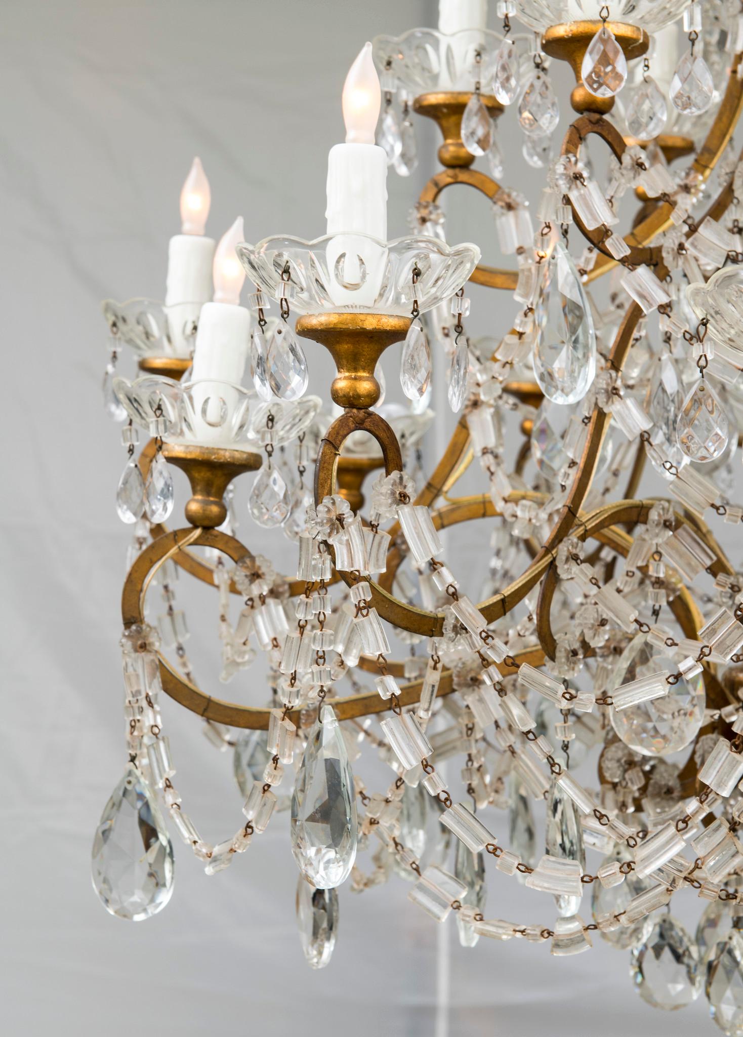 italian crystal chandeliers