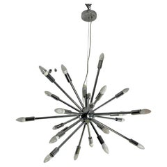 Araña Modelo Sputnik De 18 Luces Al Estilo De Oscar Torlasco