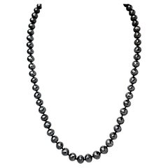 18" Natural Black Diamond (205.00ct) Necklace in 14K Yellow Gold 18" Natural Black Diamond (205.00ct) Necklace in 14K Yellow Gold