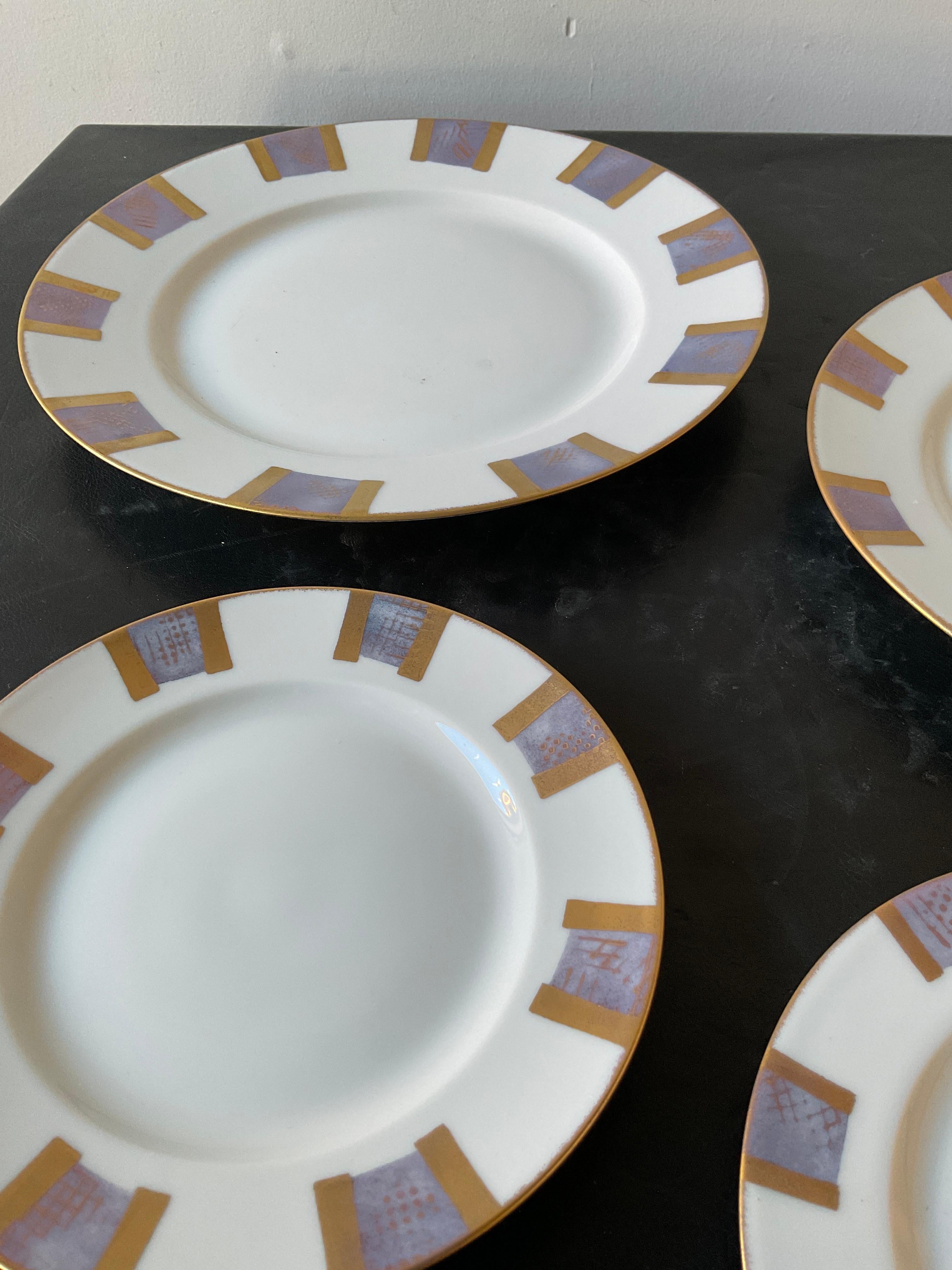 18 Pieces Of Variations Grand Bleu Puiforcat Dishes 1