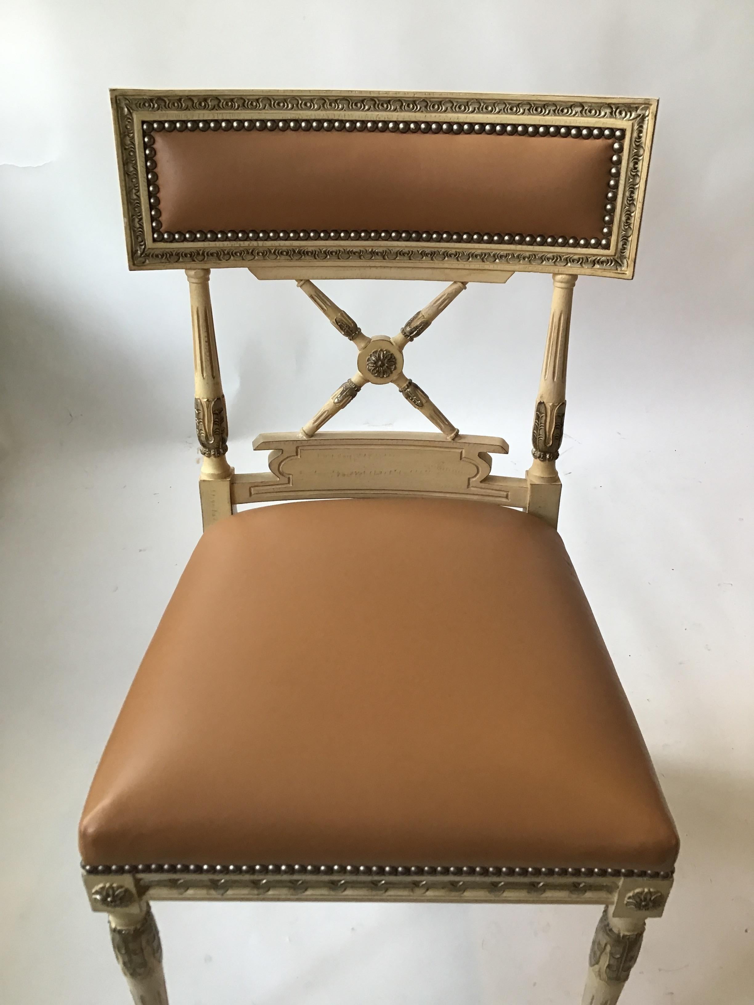 8 Regency Style Dining Chairs 3
