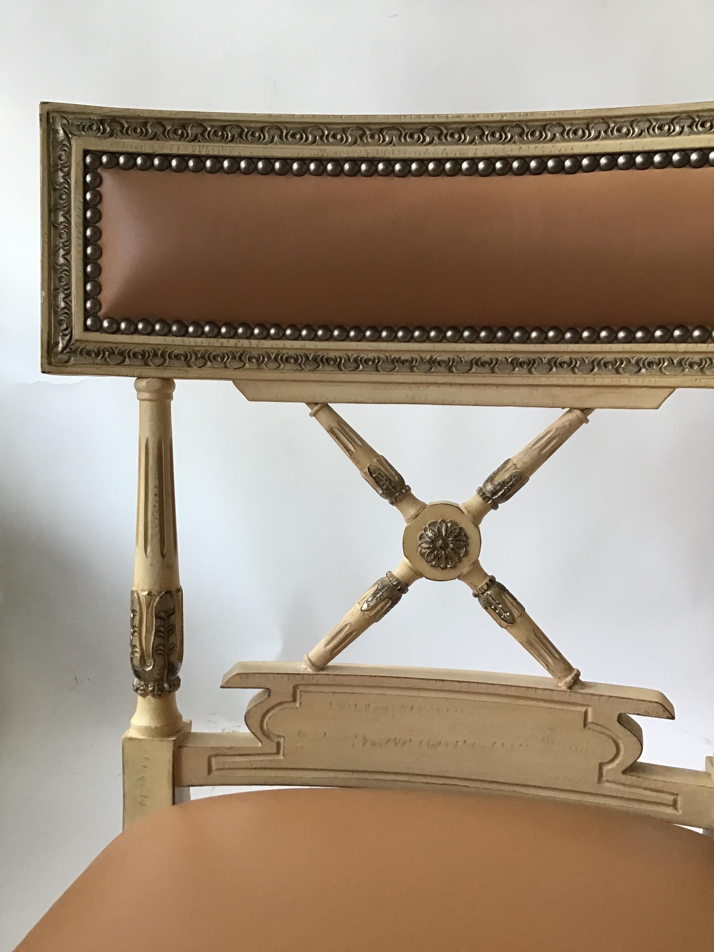 8 Regency Style Dining Chairs 5
