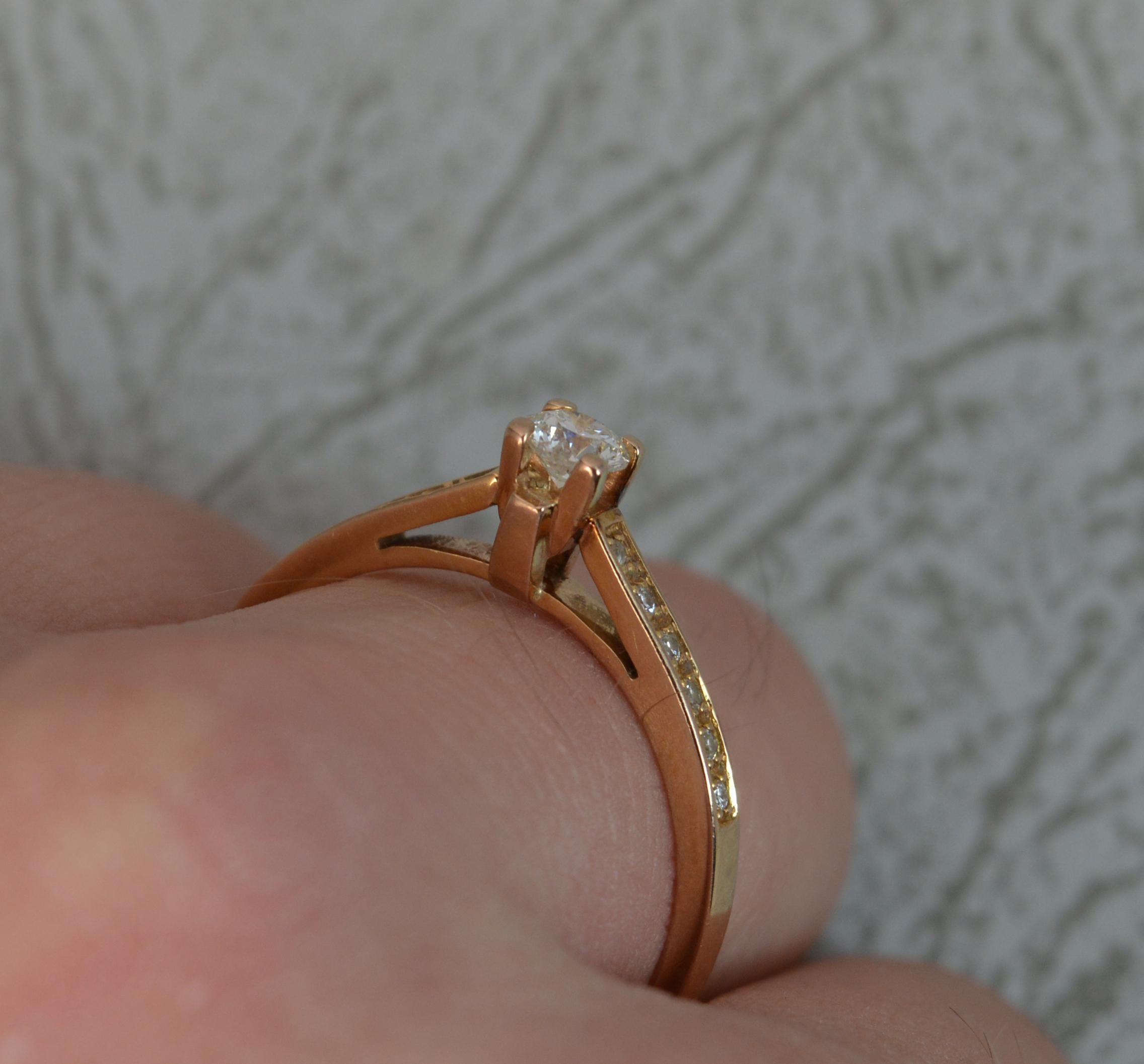 0.4 carat diamond ring