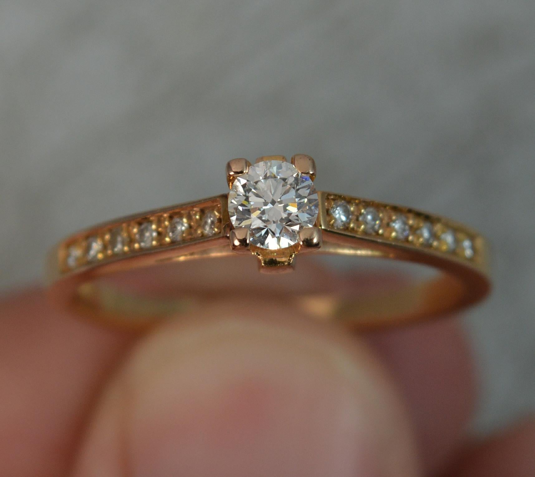 0.4 ct diamond ring