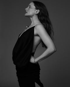 Plum Blossom Contemporary Bracelet in Rose Gold with Diamonds by Artist