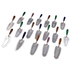 18 Sterling Silver Place Cards Holders