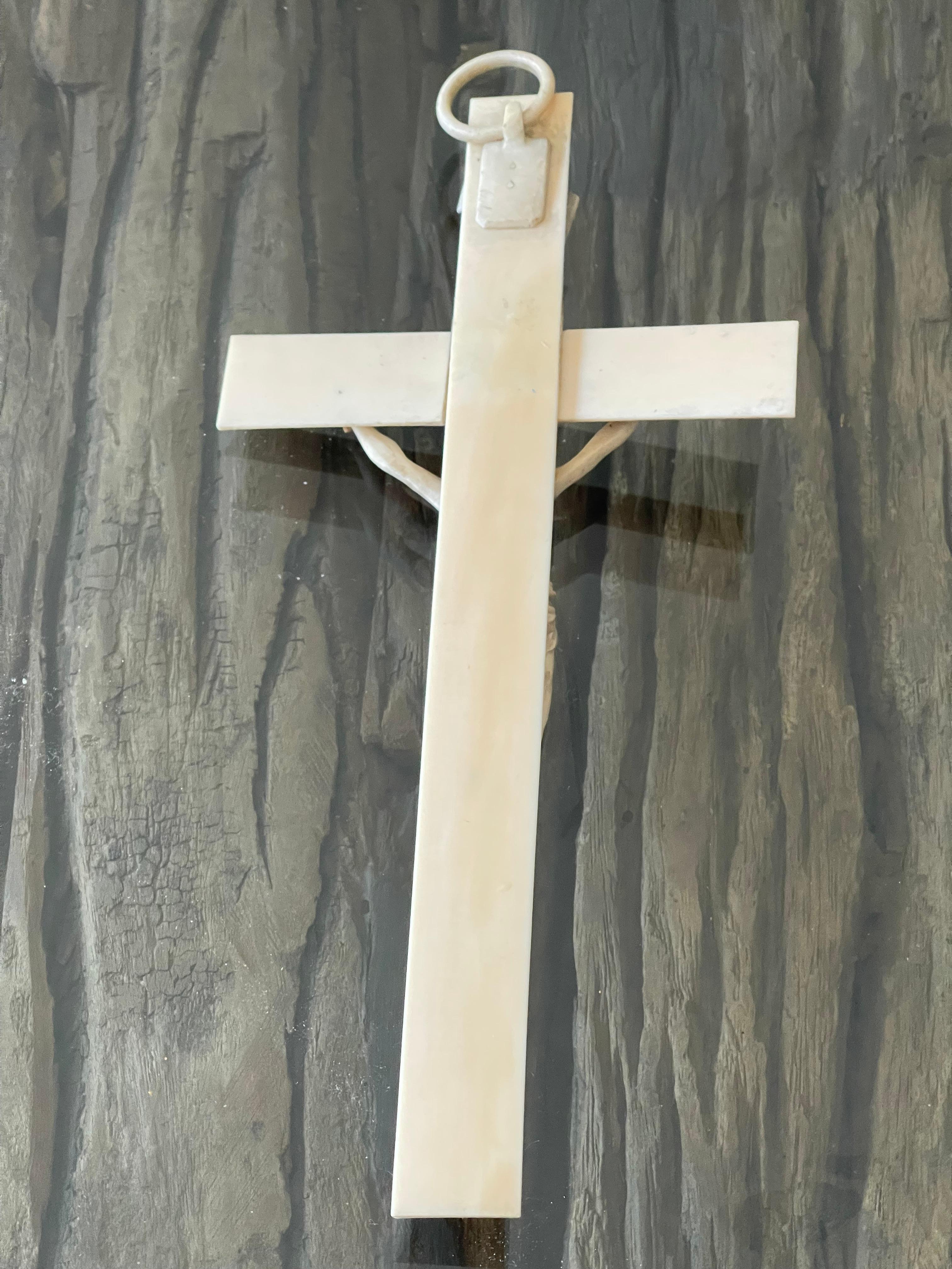 18 th c Italian Bone Crucifixion Religious Sculpture For Sale 1