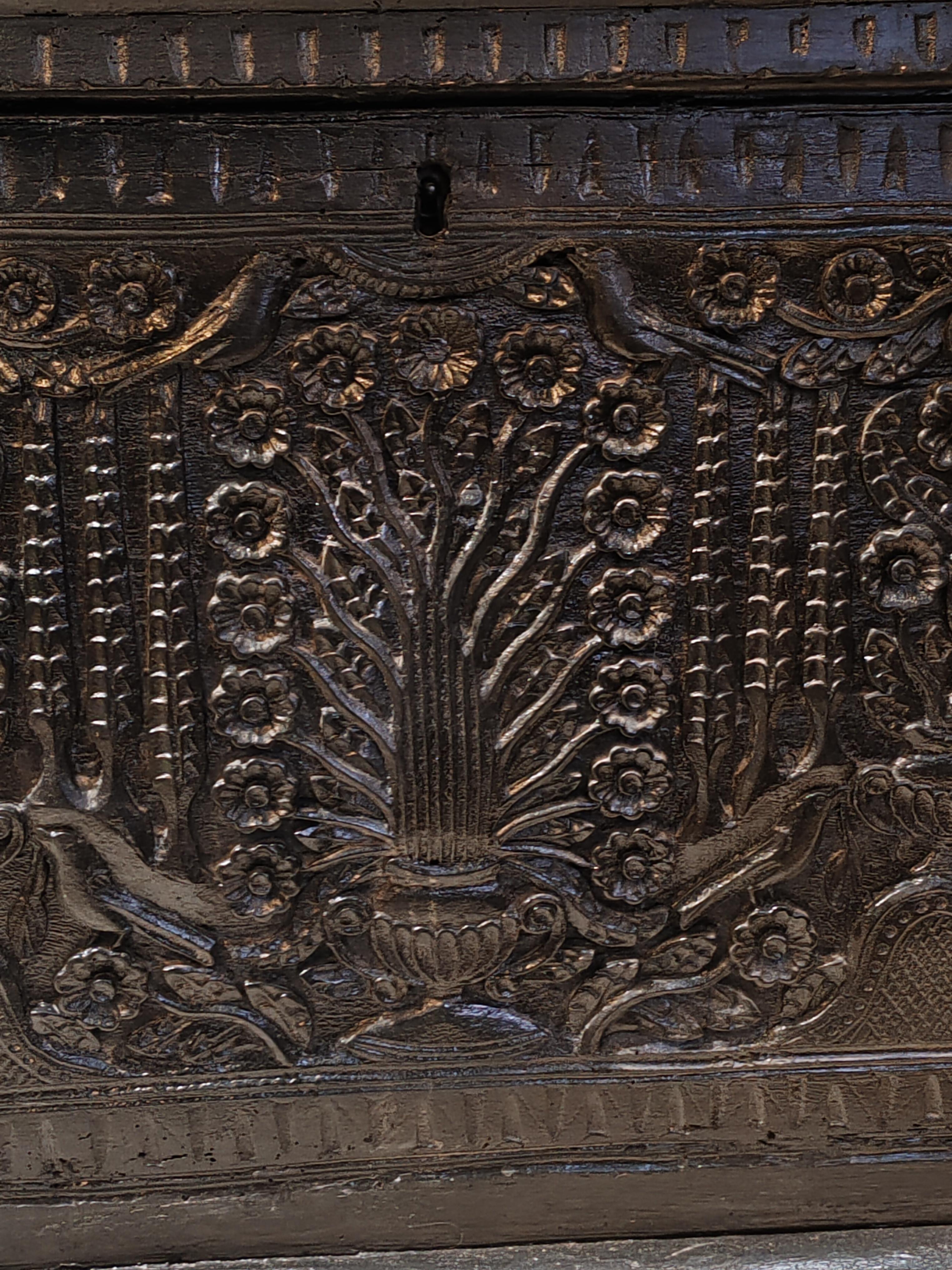 Renaissance A large 18th Century Balkan Adriatic Coast Bridal Chest For Sale