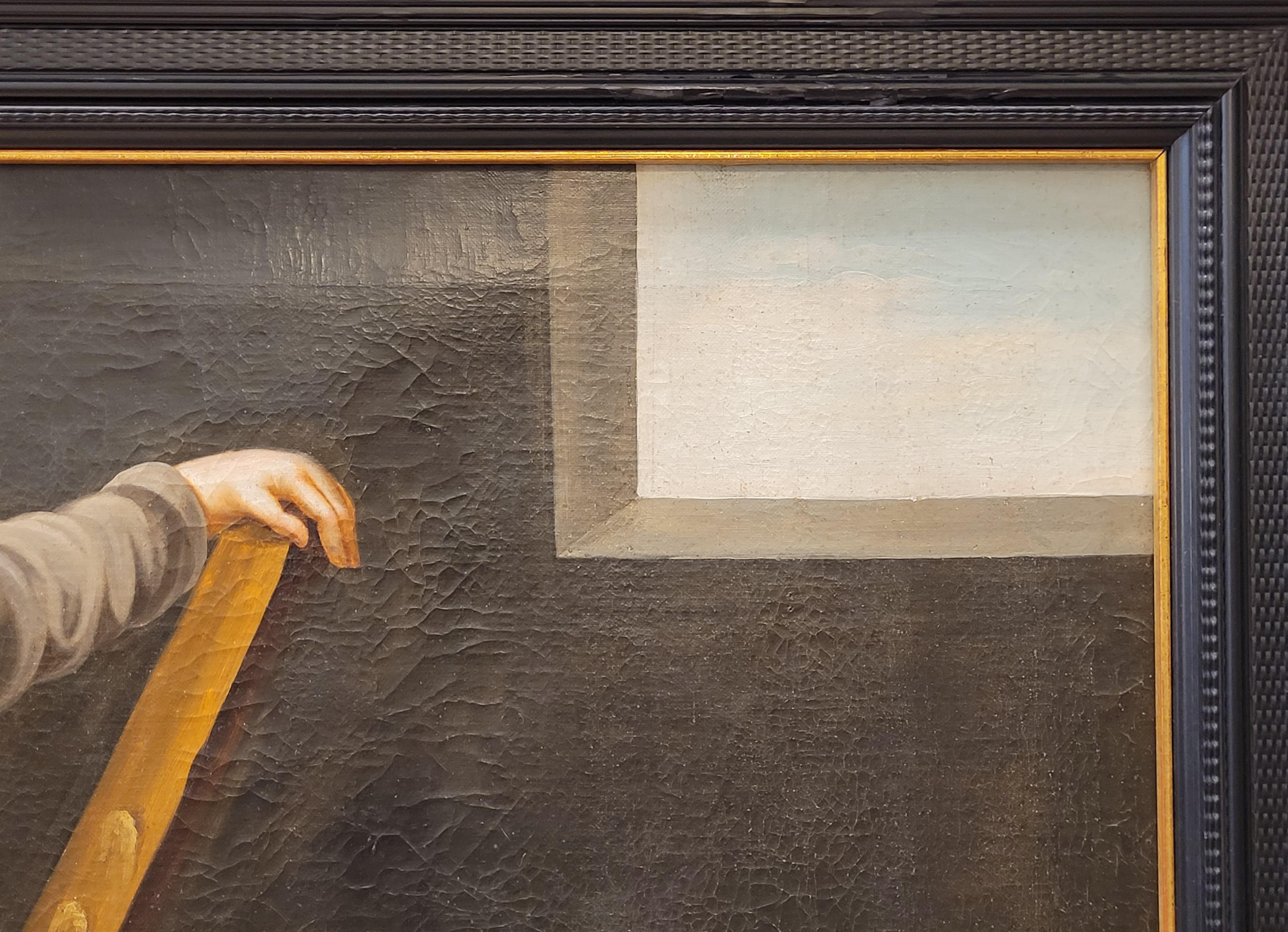 18th Century Colonial Painting , Oil on Canvas