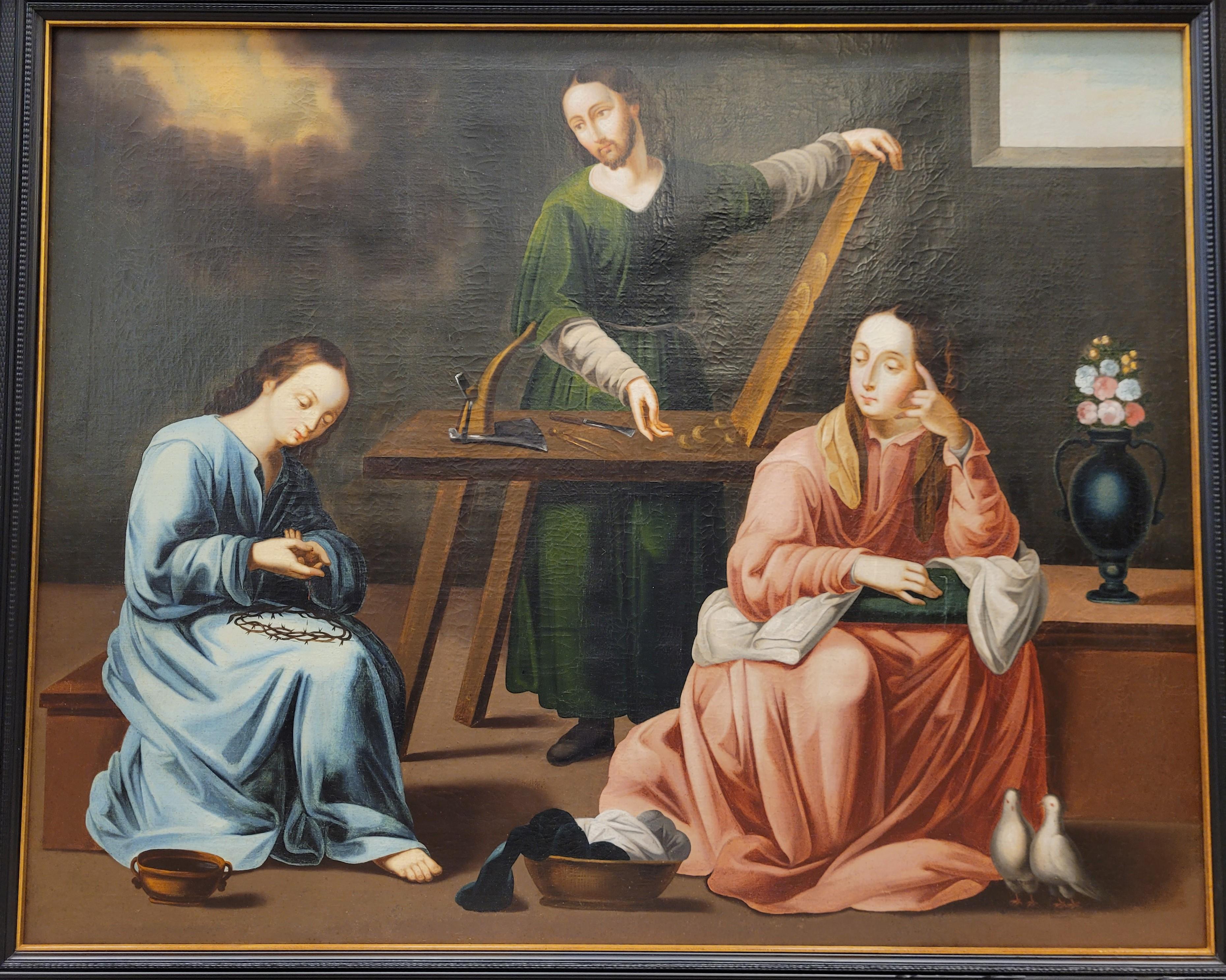 18th Century Colonial Painting , Oil on Canvas