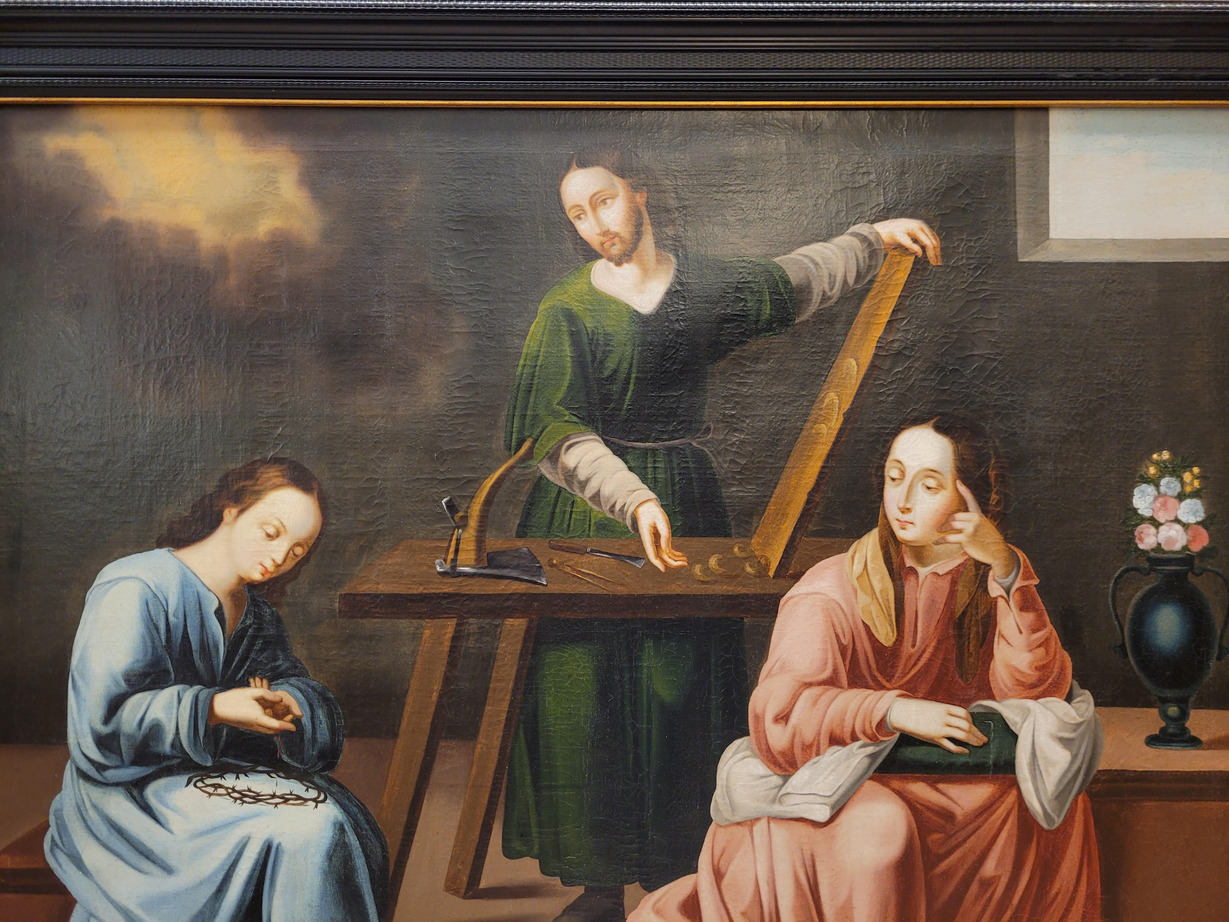 18th Century Colonial Painting , Oil on Canvas