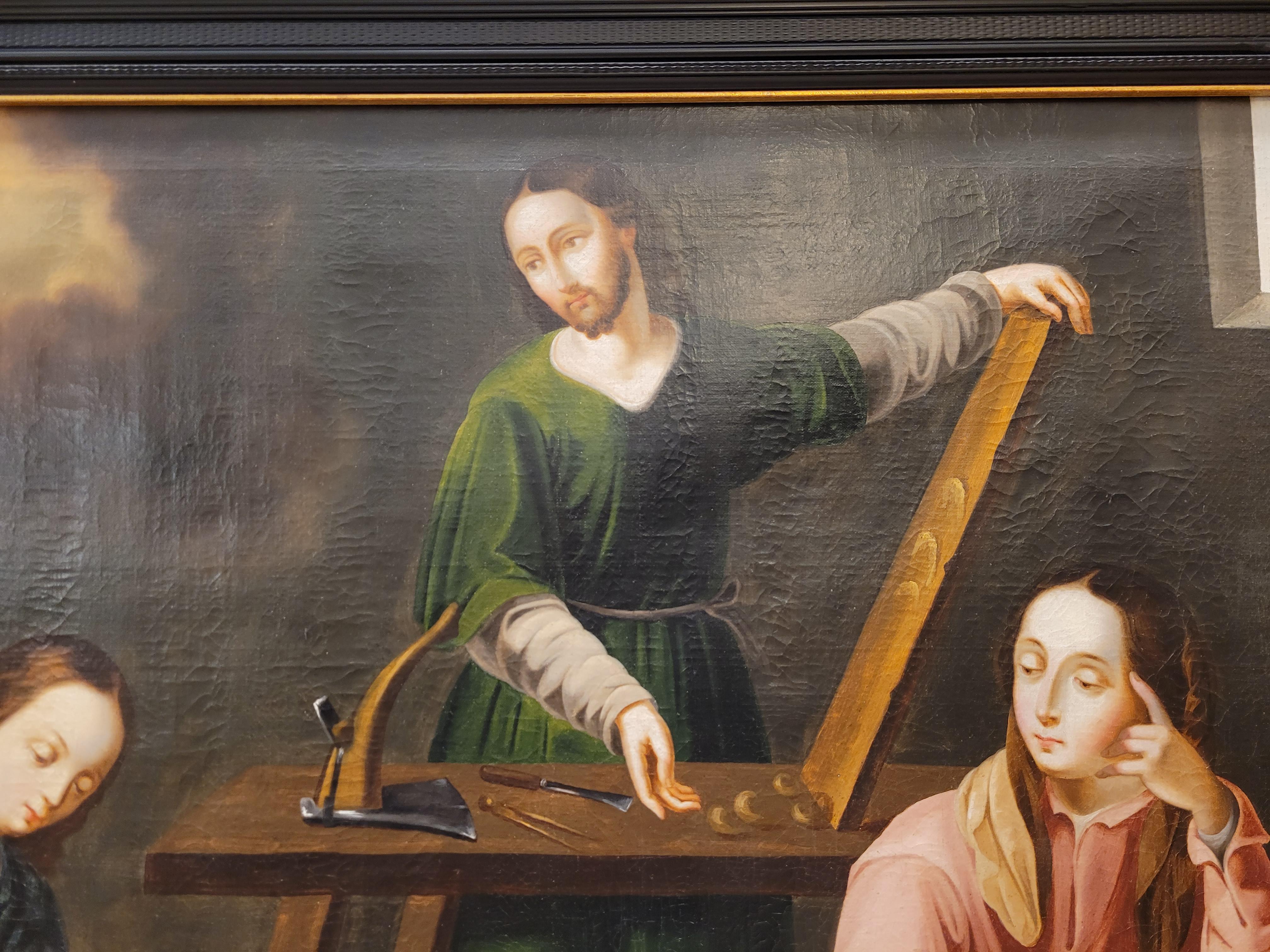 18th Century Colonial Painting , Oil on Canvas