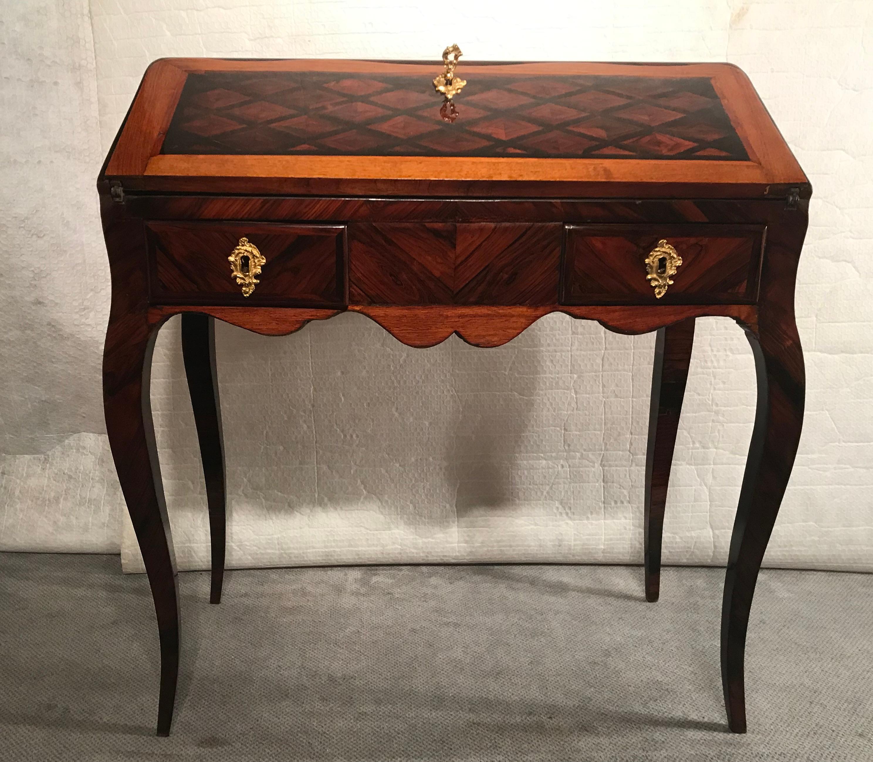 Veneer 18th Century French Secretary Desk For Sale