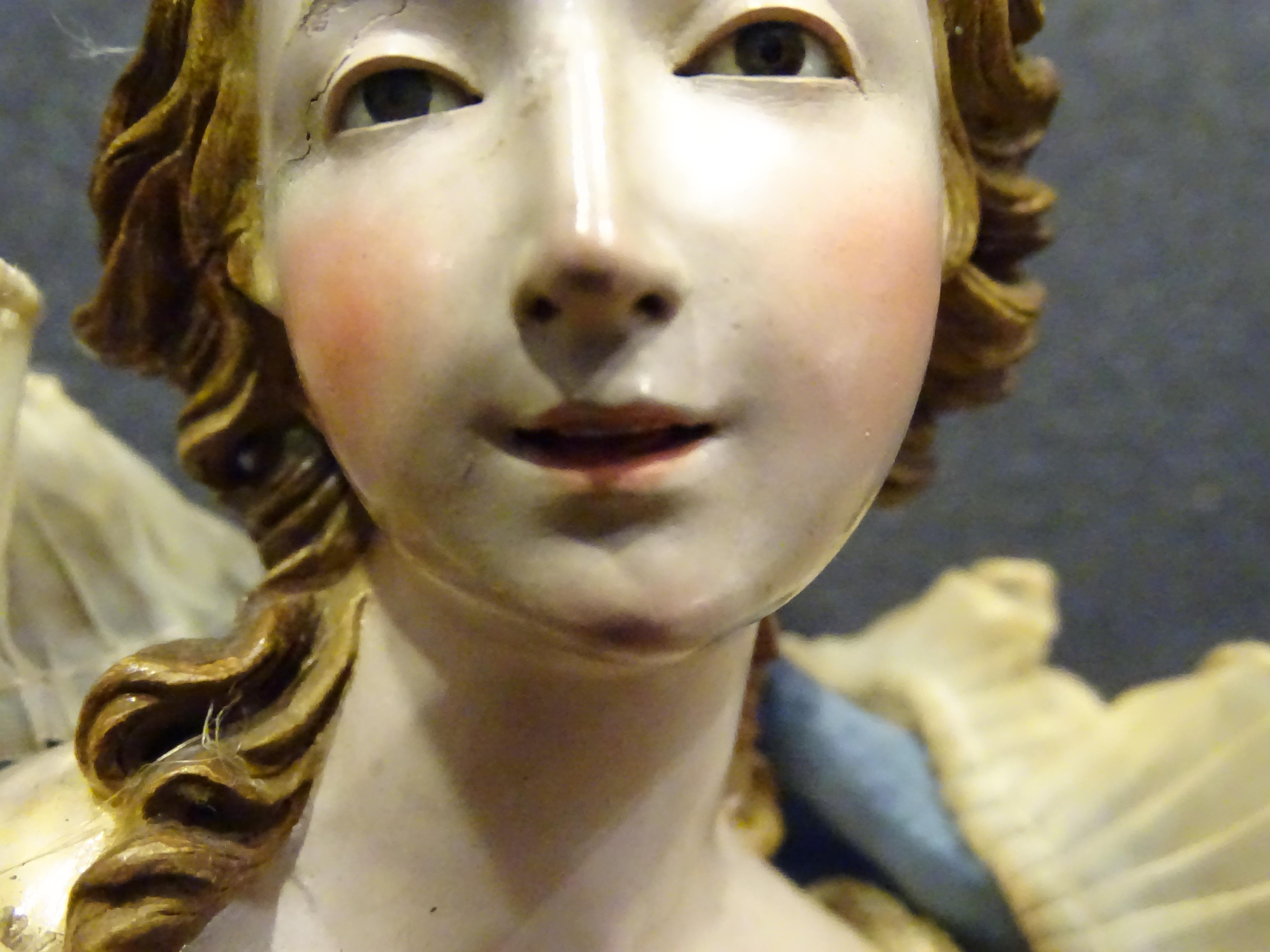 18th Century Italy Virgin Sculpture from a Nativity Scene 6