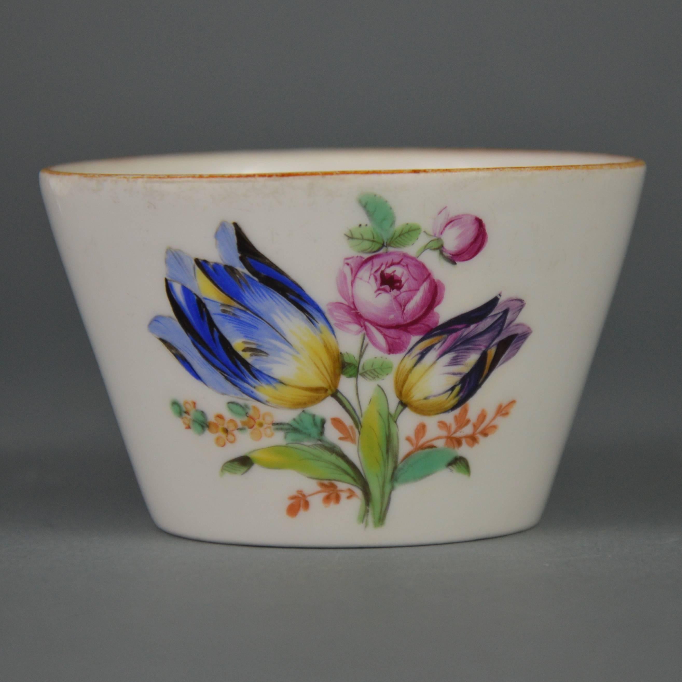 Rococo 18th Century Meissen Porcelain Cup, Marcolini Period