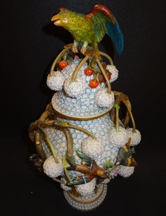 18th Century Meissen Great Vase Porcelain, Snowball, Marcolini Period