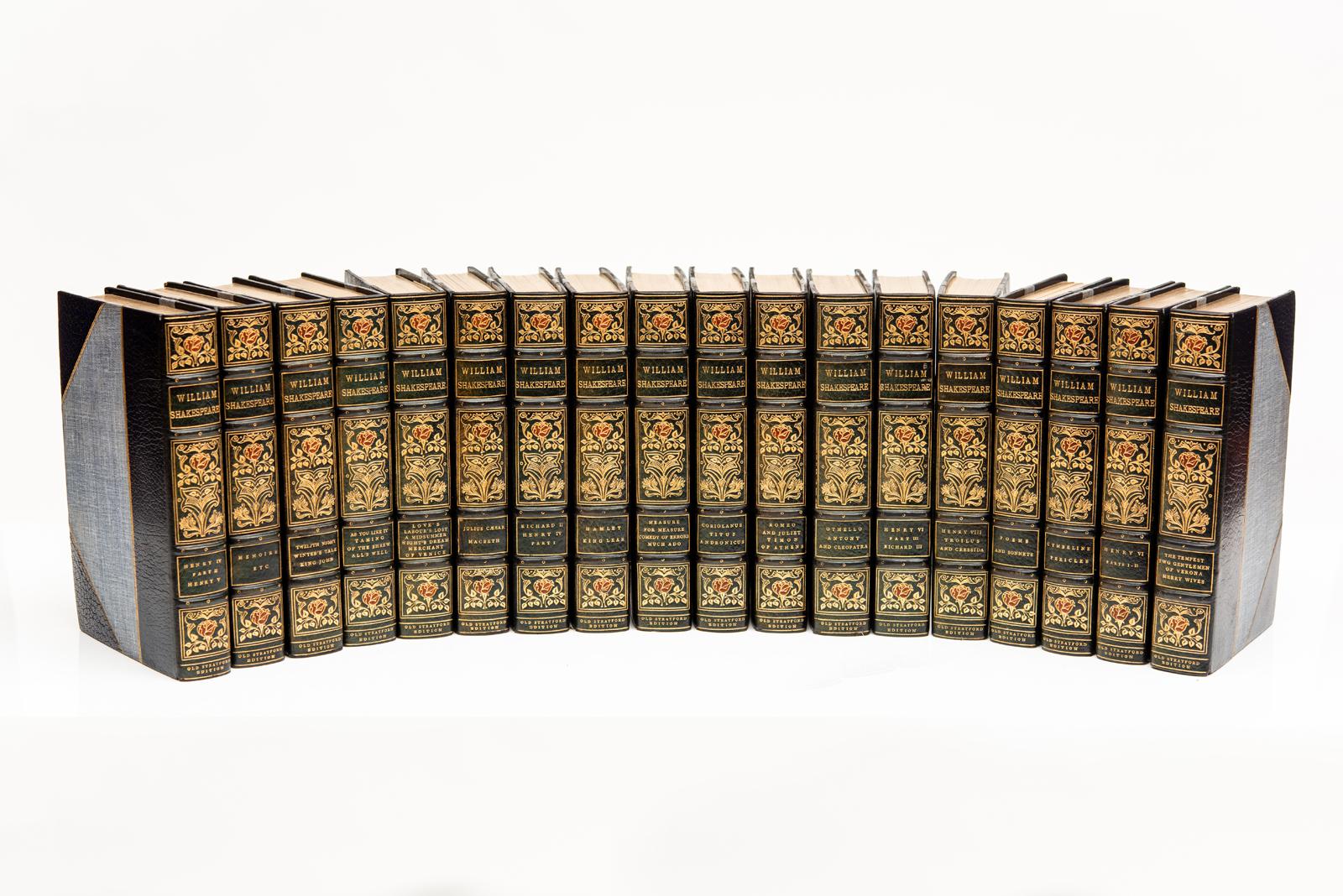 Anglais 18 Vol. William Shakespeare, Les comédies, histoires, tragédies et poèmes de Wi en vente